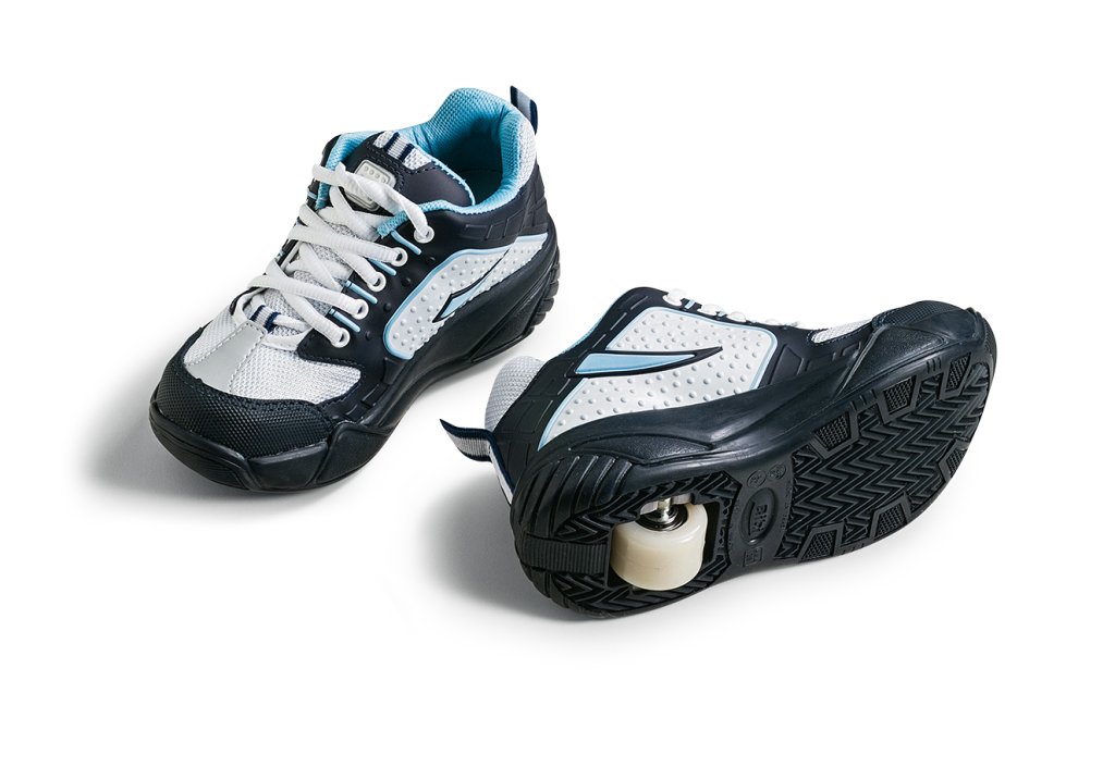 Perigo nos tênis de rodinha