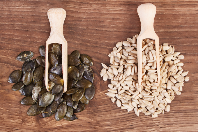 Semente de girassol versus de abóbora: qual é mais nutritiva?