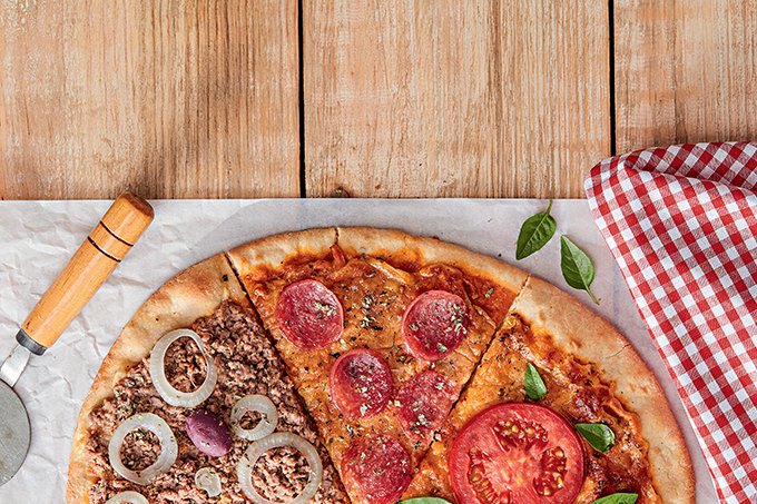 Pizzas de pepperoni, atum e marguerita: qual sabor é mais nutritivo?