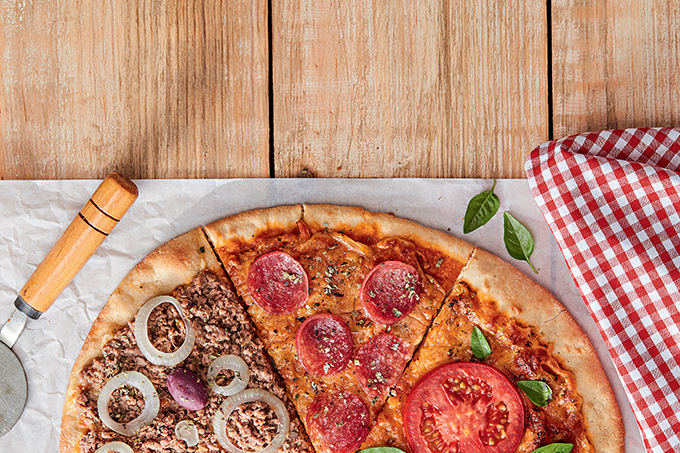 Pizzas de pepperoni, atum e marguerita: qual sabor é mais nutritivo?