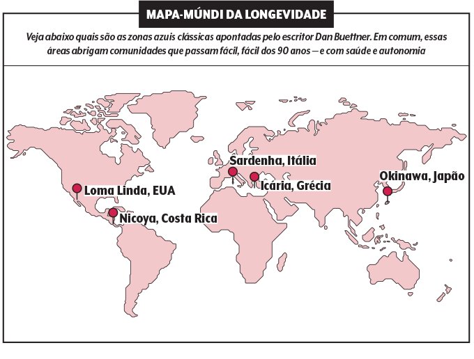 mapa longevidade