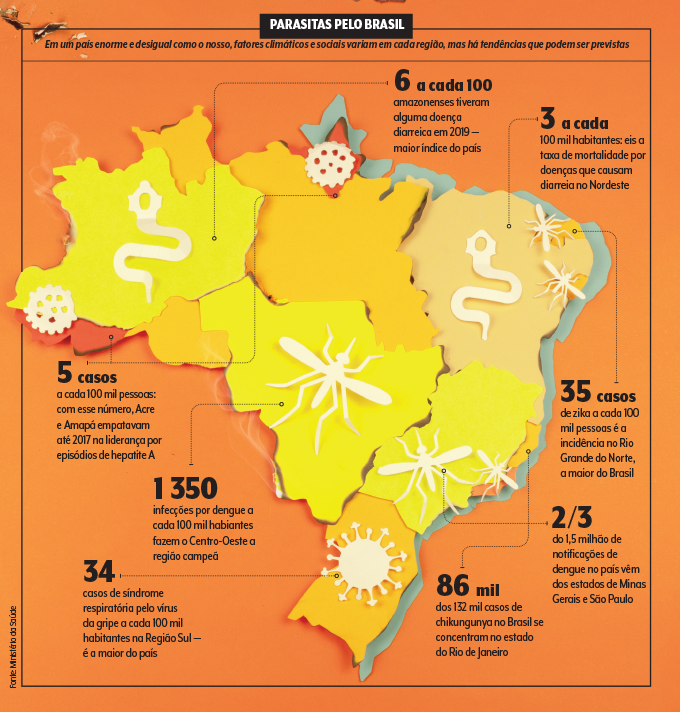 infecções verão brasil