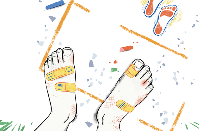 Já cuidou dos seus pés hoje?