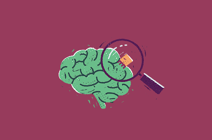 radar-futuro (4) ilustração de cérebro com chip e lupa