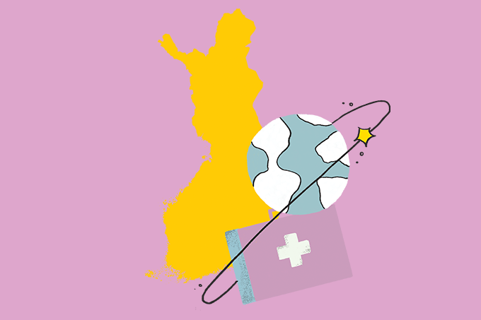 Mapa da Finlândia Mapa da Finlândia