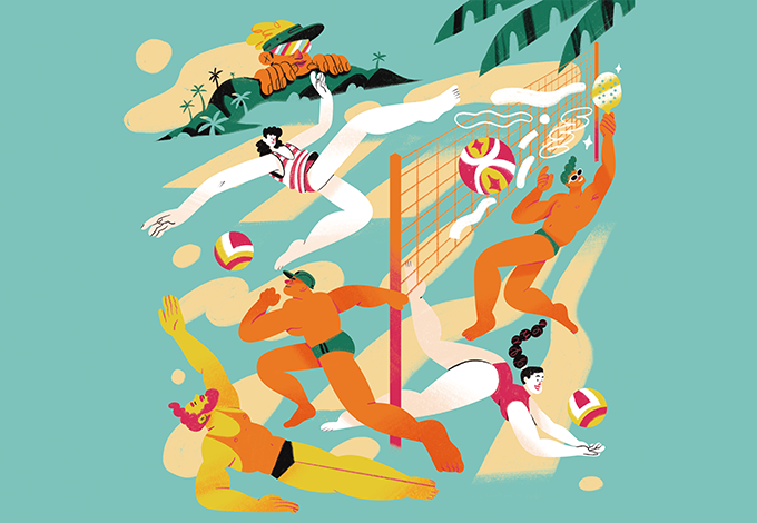 Pé (e suor) na areia – a moda dos esportes de praia